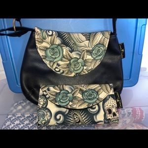 Crossbody Purse and Wallet Set